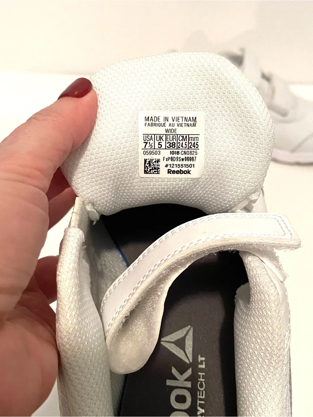 Reebok Work N Cushion 3.0 KC 7.5 Wide White Work Shoes NWOT CN0825 235